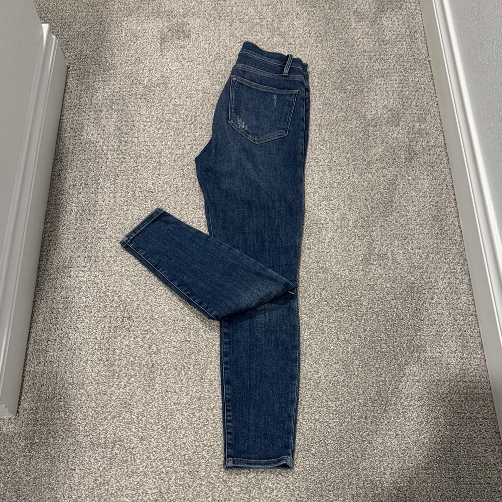 Frame Denim Dark Blue Skinny Jeans